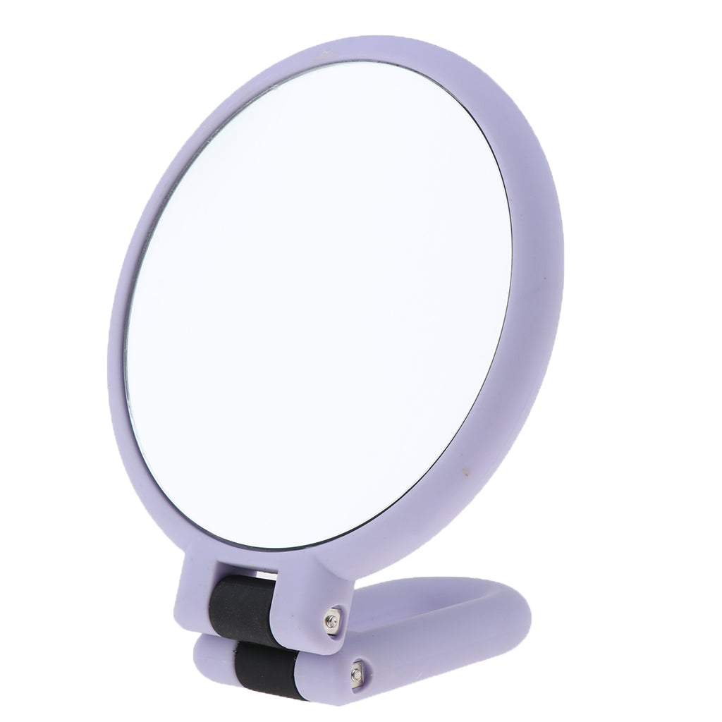 Folding Handheld Magnifying Double Sided Makeup Tabletop Travel Mirror 15X Magnifying