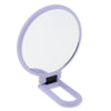 Folding Handheld Magnifying Double Sided Makeup Tabletop Travel Mirror 3X Magnifying