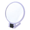 Folding Handheld Magnifying Double Sided Makeup Tabletop Travel Mirror 3X Magnifying