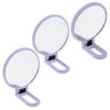 Folding Handheld Magnifying Double Sided Makeup Tabletop Travel Mirror 2X Magnifying