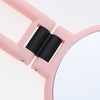 Portable Double Sided Round Handheld Magnifying Makeup Mirror 3X Magnify