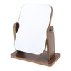 Desktop High Definition Makeup Mirror with Wood Frame Free-Standing Small