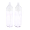 2Pcs Refillable Empty Cream Shampoo Lotion Pump Bottles with Cap 180ml