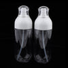 2Pcs Refillable Empty Cream Shampoo Lotion Pump Bottles with Cap 150ml