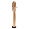 Wooden Hand Model Flexible Display Manicure Practice Painting Mannequin Hand