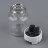 Pack 20pcs Clear Empty Glass Refillable Vials Powder Liquid Containers Gray 10ml