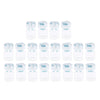 Pack 20pcs Clear Empty Glass Refillable Vials Powder Liquid Containers Blue 3ml