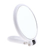 Round Handheld Double Side Makeup Mirror Magnifying Mirror w/ Hanger Hole X15