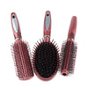 3Pcs Pro Hair Care Detangling Brush Massage Hairbrush Set Portable Red