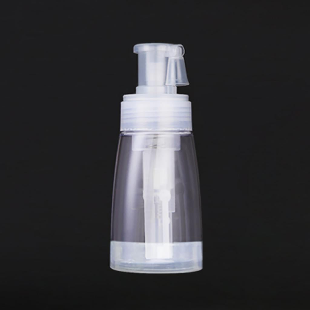 Empty Clear Powder Spray Bottle with Locking Nozzle for Loose Bath Powder