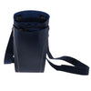 Durable PU Leather Hair Cutting Scissor Holster Pouch Storage Bag Dark Blue