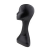 ABS Female Mannequin Manikin Head Wig Jewelry Hat Cap Display Model Matte Black 50cm