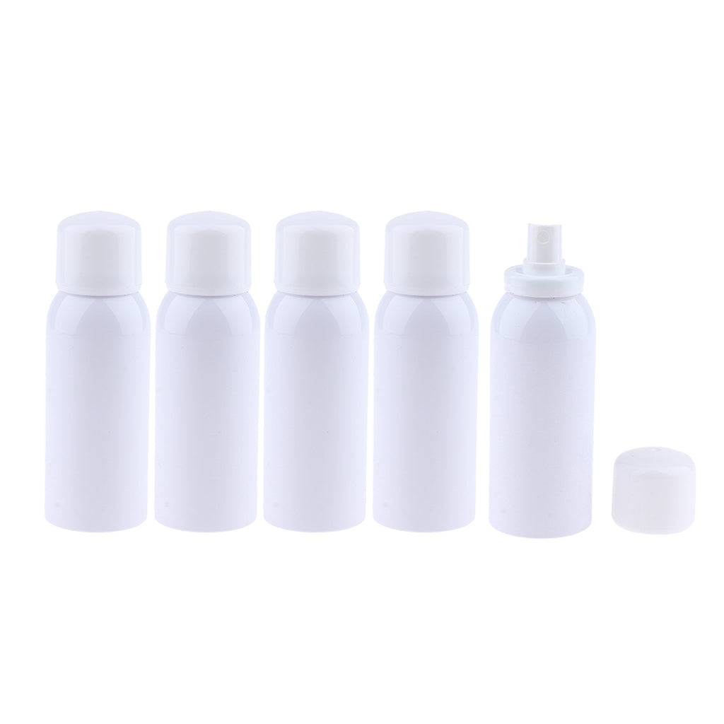 6pcs Empty Fine Mist Pump Spray Bottles for Perfume Toner Amber Atomizer 120ml