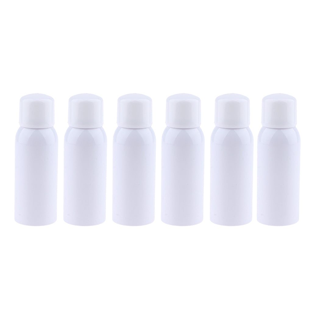 6pcs Empty Fine Mist Pump Spray Bottles for Perfume Toner Amber Atomizer 120ml