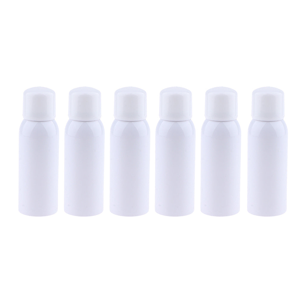 6pcs Empty Fine Mist Pump Spray Bottles for Perfume Toner Amber Atomizer 150ml