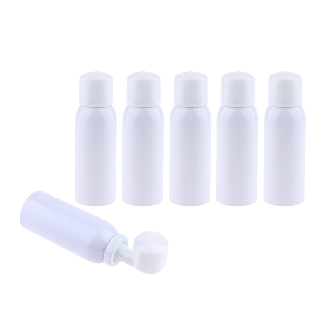 6pcs Empty Fine Mist Pump Spray Bottles for Perfume Toner Amber Atomizer 150ml