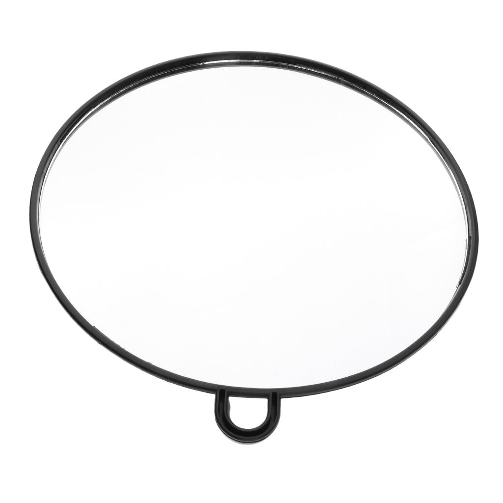 Large Round Handheld Salon Mirror Hand Held Hair Styling Makeup Mirror