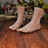 1 pair Lifesize Soft Mannequin Foot Model for Nail Tattoo Practice Display