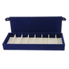 8 Slots Eyeglasses Storage Box Sunglass Jewelry Display Case Holder Blue