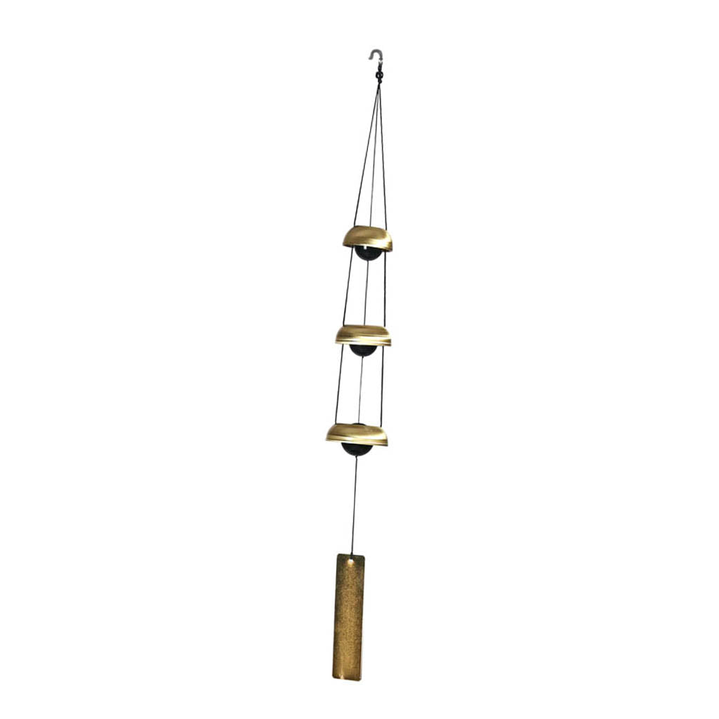 Novelty Wind Chime WindBell Hanging Pendant Home Garden Decor Crafts Brass