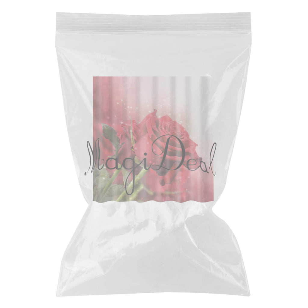 Polyester Shower Curtain with Hook Set Bathroom Hanging Decor Red Rose