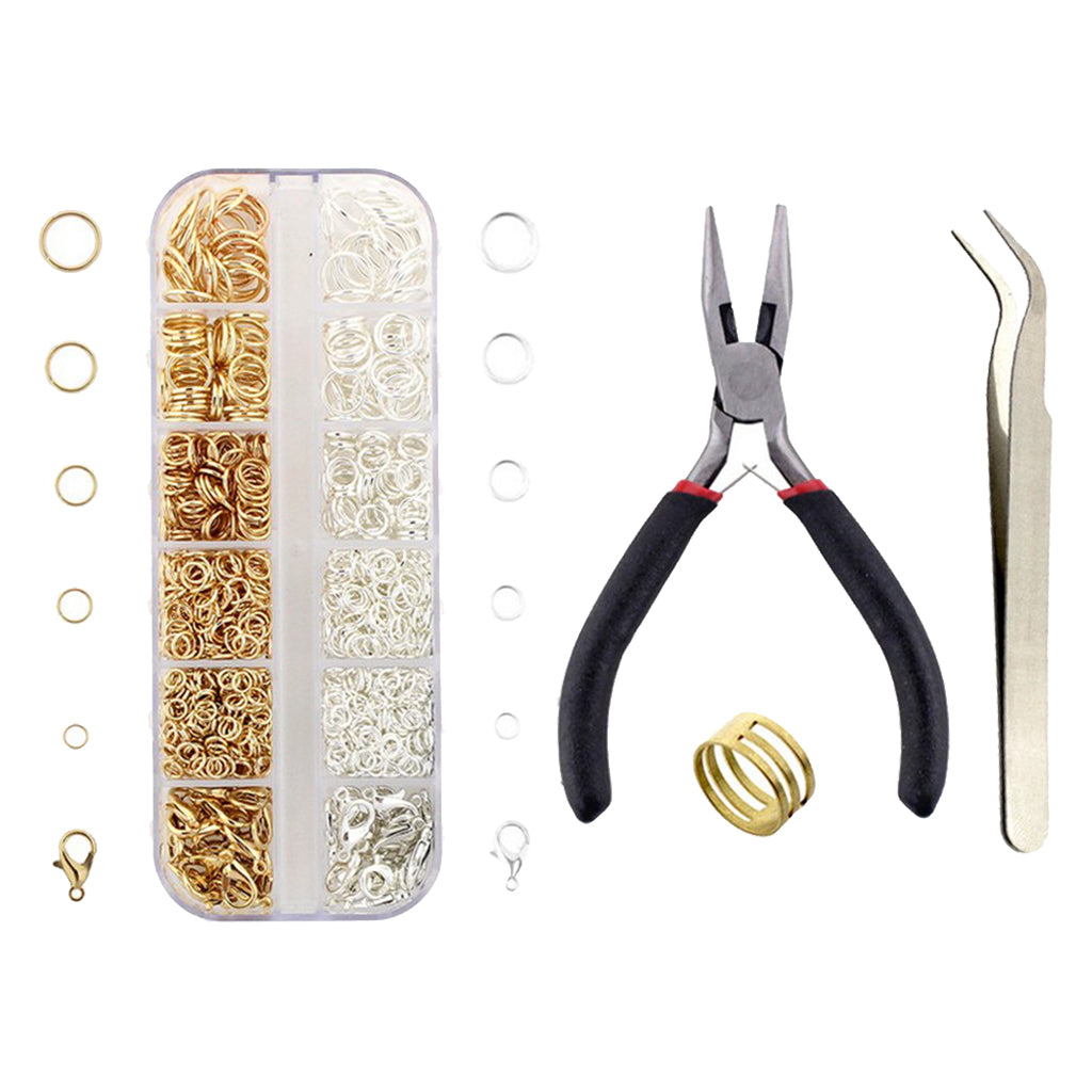 1Set Jewelry Making Beading Repair Tools Kit Jewelry Findings Gold Silver