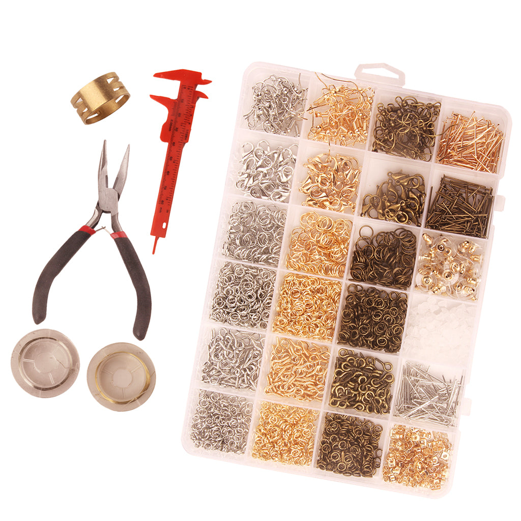 Jewelry Making Kit Set Tool Supplies Findings Starter Beading Accessories