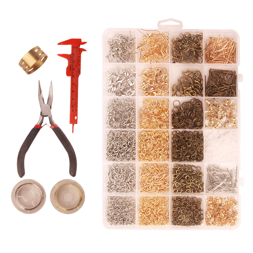 Jewelry Making Kit Set Tool Supplies Findings Starter Beading Accessories