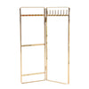 Double Panel Jewelry Display Rack Hanging Earrings Stand Jewelry Organizer