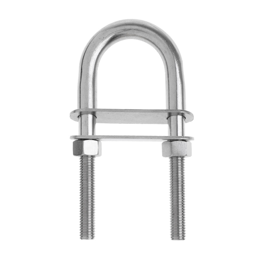 Bow/Stern Eye U-Bolt 304 Stainless Steel Boat/Marine Rigging M10x130