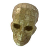 Collectable Resin Skull Figurine Statue Halloween Party Ornaments Golden