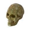 Collectable Resin Skull Figurine Statue Halloween Party Ornaments Golden