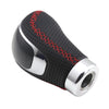 5 Speed Manual Car Gear Shift Knob Stick Shifter Lever Stitching Black+Red