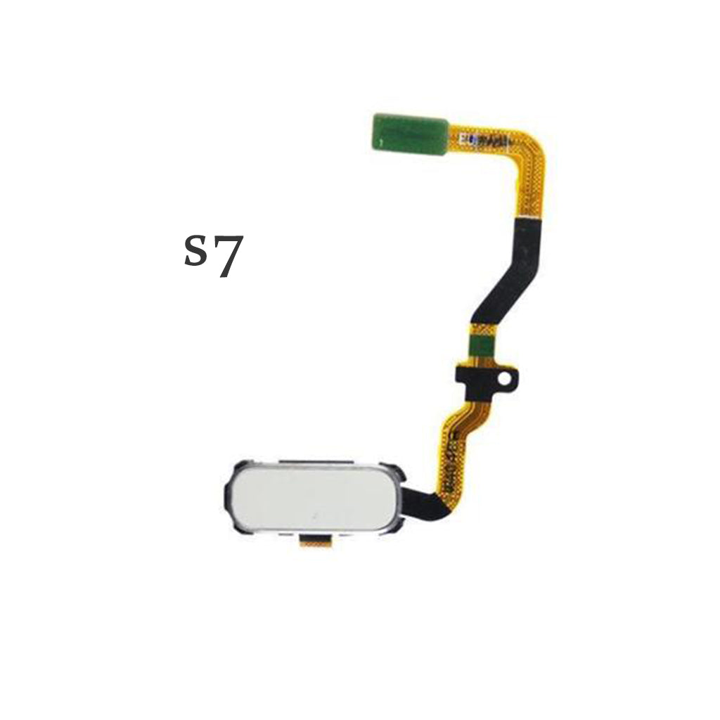 Home Button Fingerprint Sensor Flex Cable for Samsung Galaxy s7  White