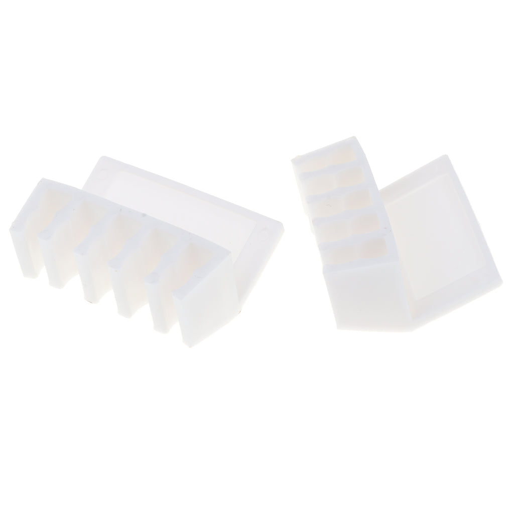 2 Pcs Self-adhesive Cable Clips Holder Desktop Cable Winder Organizer  White