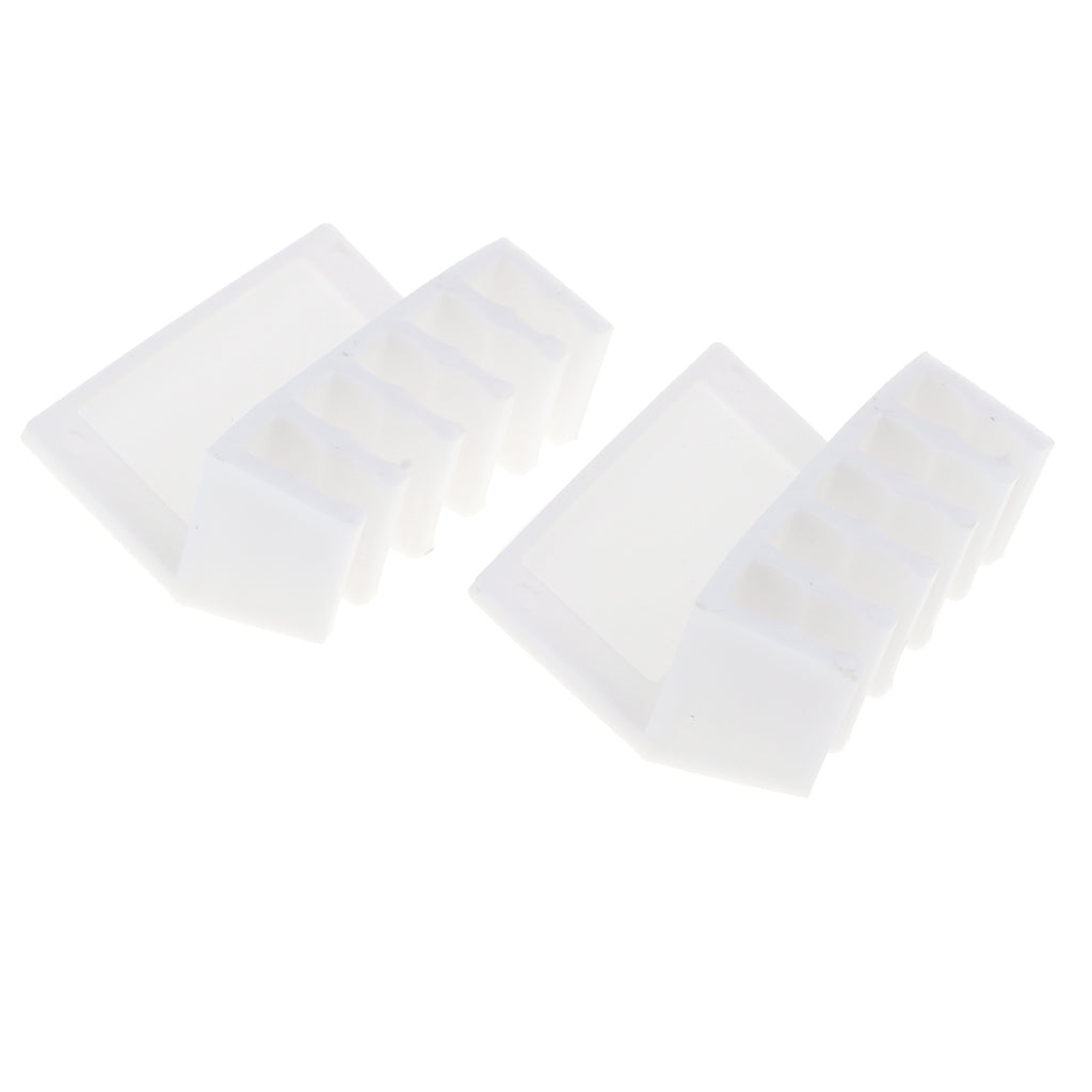 2 Pcs Self-adhesive Cable Clips Holder Desktop Cable Winder Organizer  White