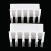 2 Pcs Self-adhesive Cable Clips Holder Desktop Cable Winder Organizer  White