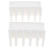 2 Pcs Self-adhesive Cable Clips Holder Desktop Cable Winder Organizer  White