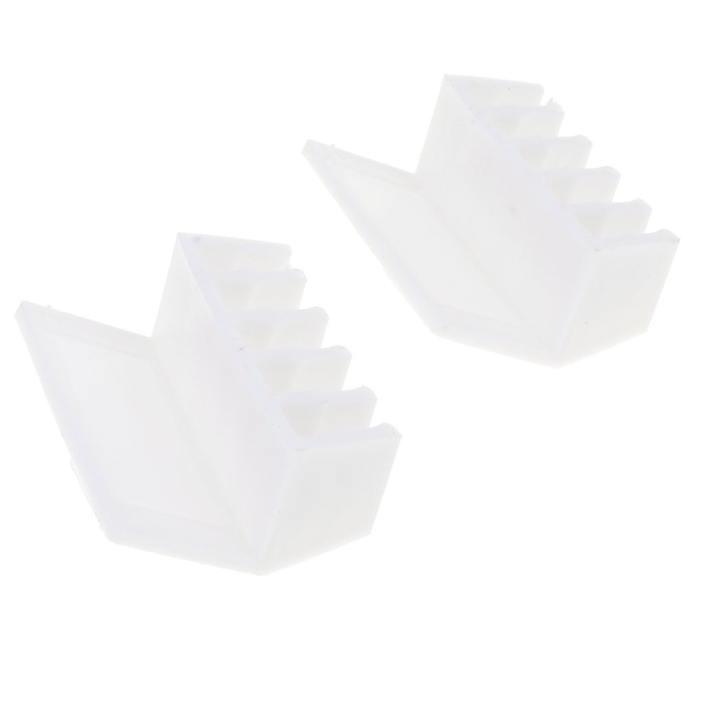 2 Pcs Self-adhesive Cable Clips Holder Desktop Cable Winder Organizer  White