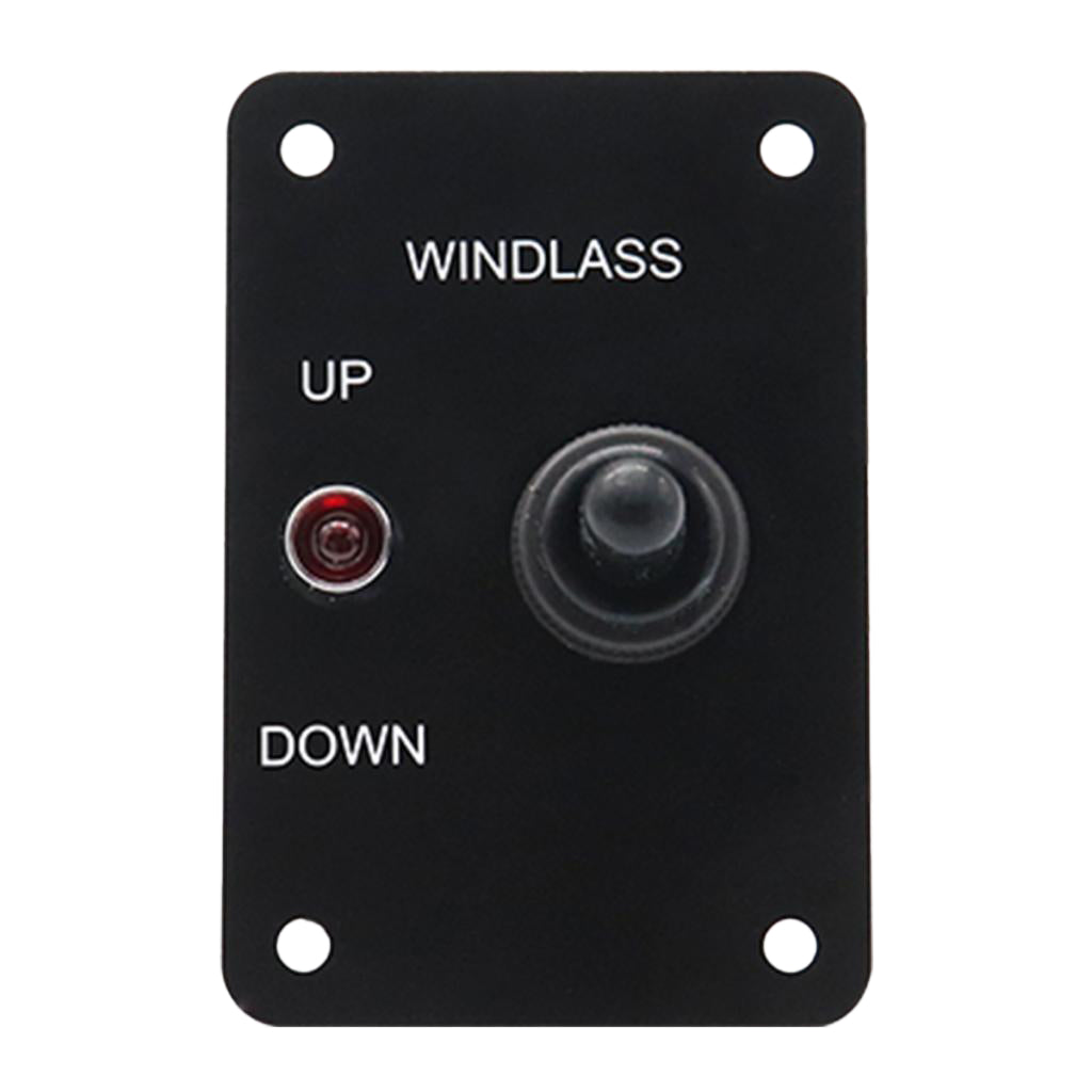 Anchor Windlass Up/Down Toggle Switch Panel with LED , 12V