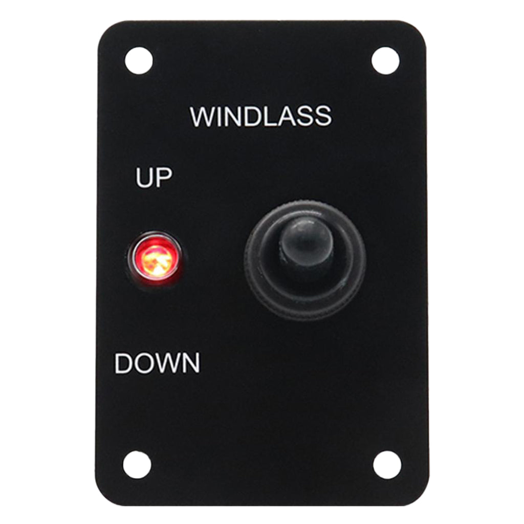 Anchor Windlass Up/Down Toggle Switch Panel with LED , 12V