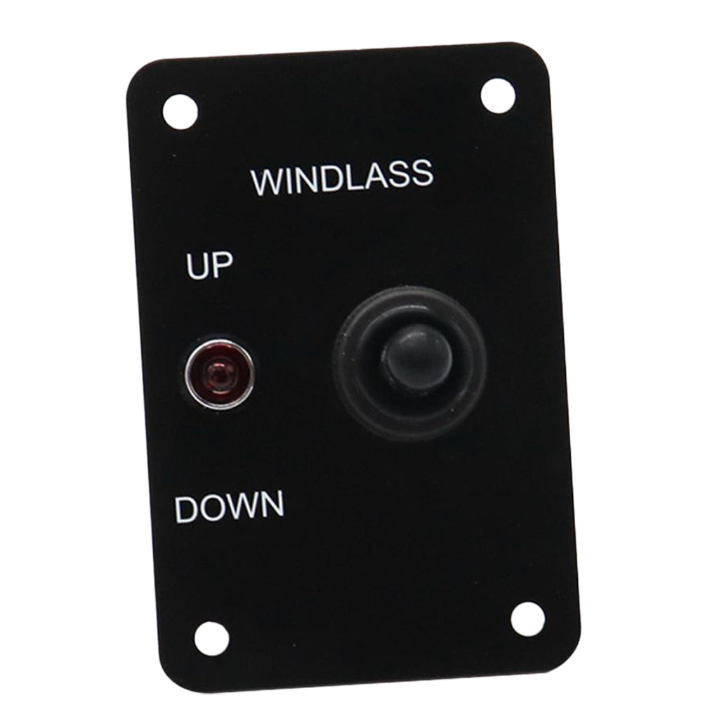 Anchor Windlass Up/Down Toggle Switch Panel with LED , 12V