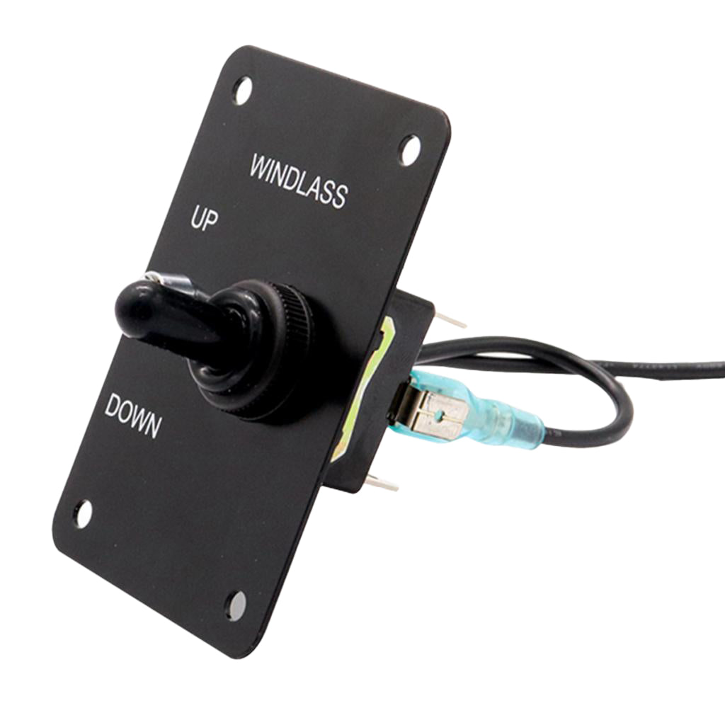 Anchor Windlass Up/Down Toggle Switch Panel with LED , 12V