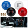 Universal Car 5 Manual Speed Round Ball Gear Shift Knob Lever  Black