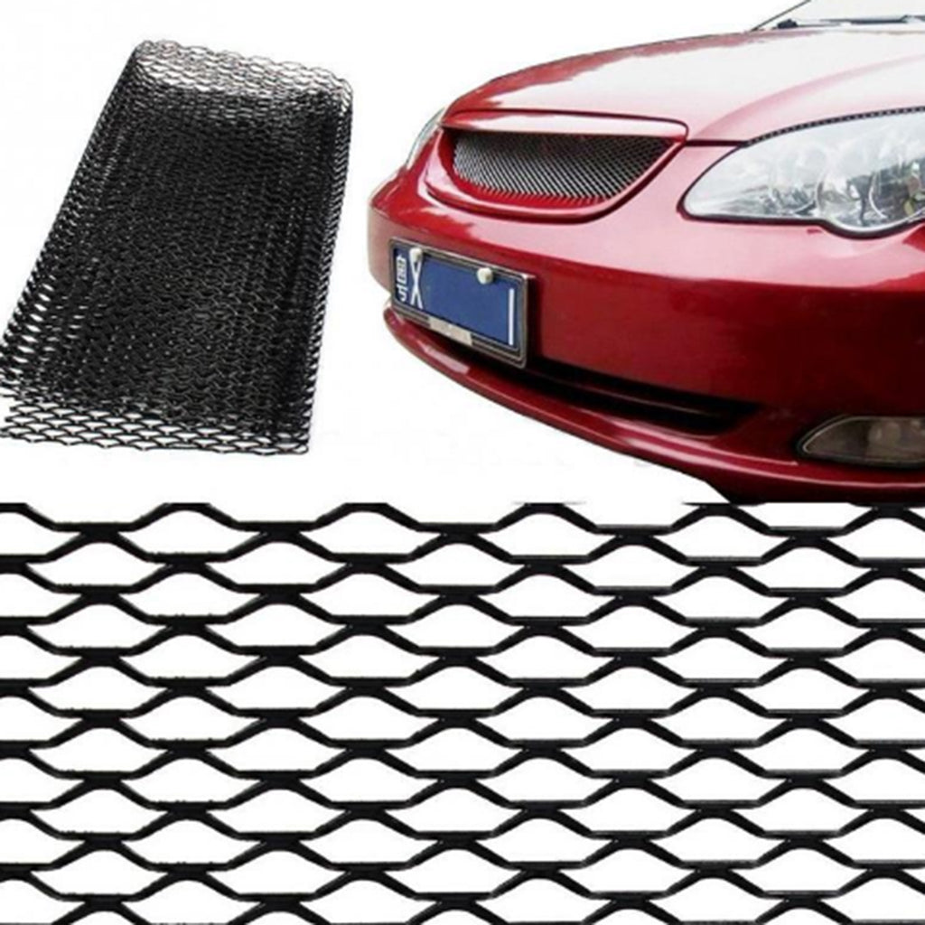 1PC Car Front Hood Bumper Grill Grille Mesh Cover Trim Sea Gull Shape Black