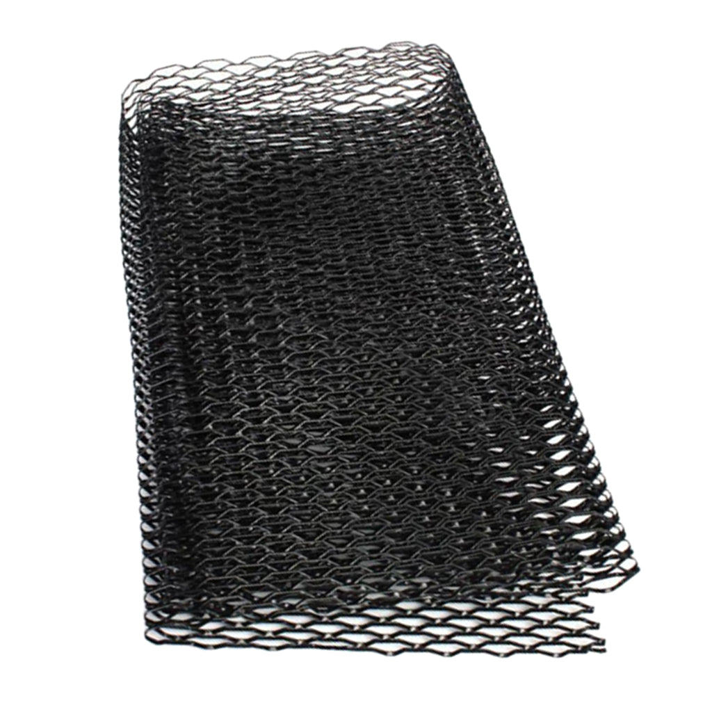 1PC Car Front Hood Bumper Grill Grille Mesh Cover Trim Sea Gull Shape Black