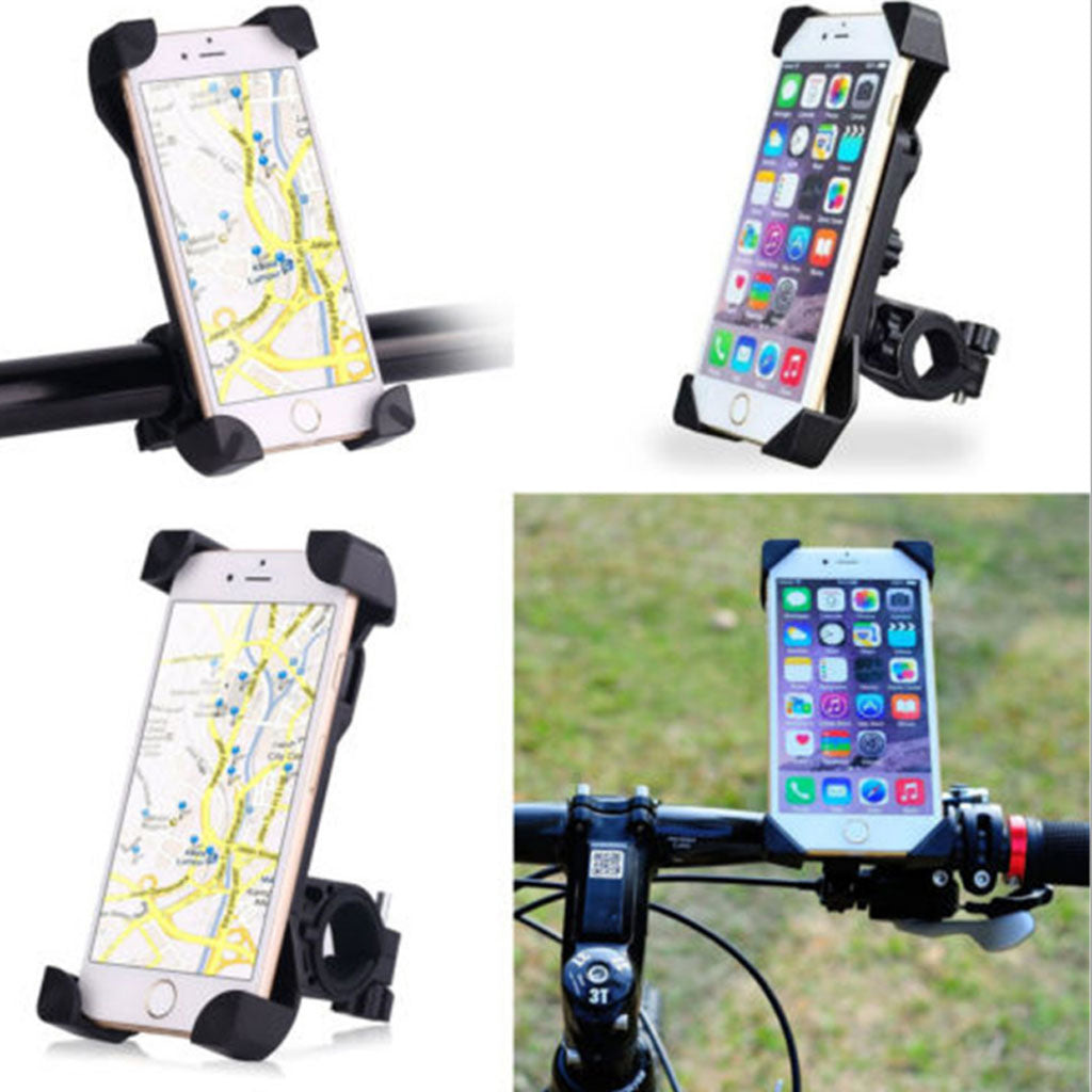 360 Degree Motorcycle Bike Bicycle Handlebar Mount Holder for Phone/GPS Red