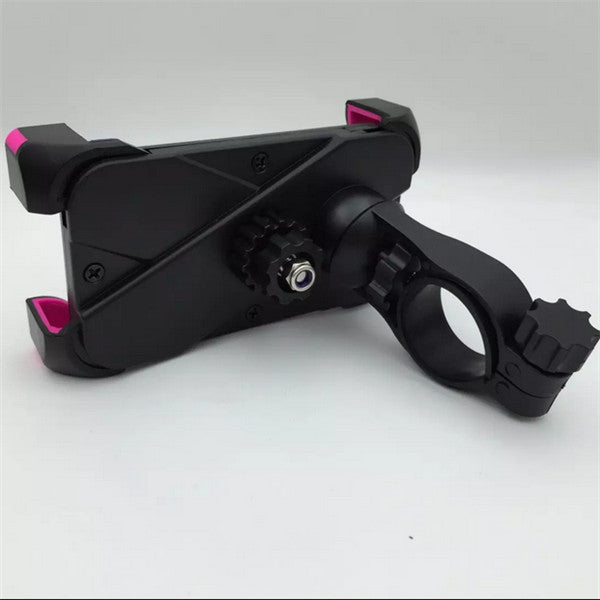 360 Degree Motorcycle Bike Bicycle Handlebar Mount Holder for Phone/GPS Red