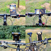 360 Degree Motorcycle Bike Bicycle Handlebar Mount Holder for Phone/GPS Red