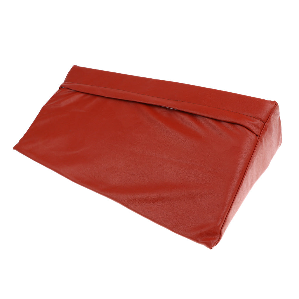 Bedridden Pillows Body Positioning Wedge Cushion with Removable Cover Red